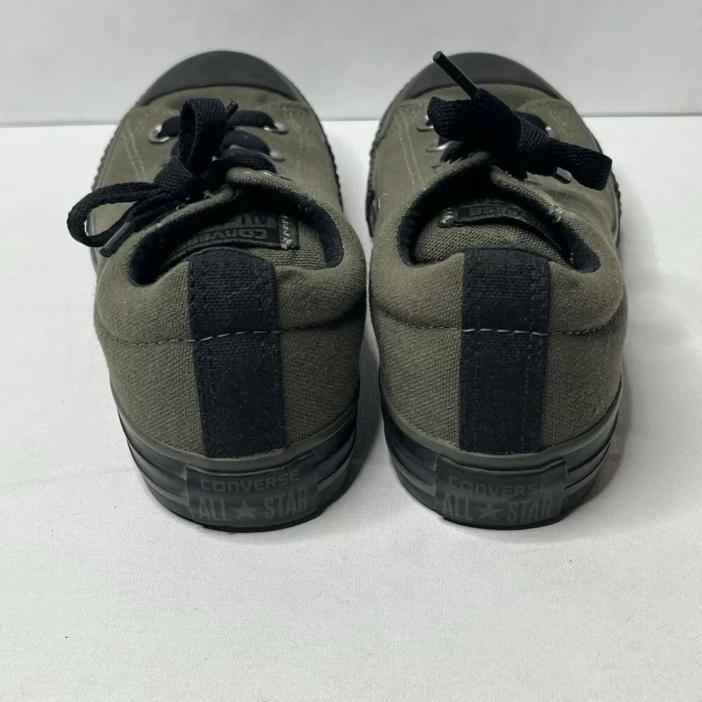 Converse All Star Green Canvas Low Top Sneakers Junior Size 2